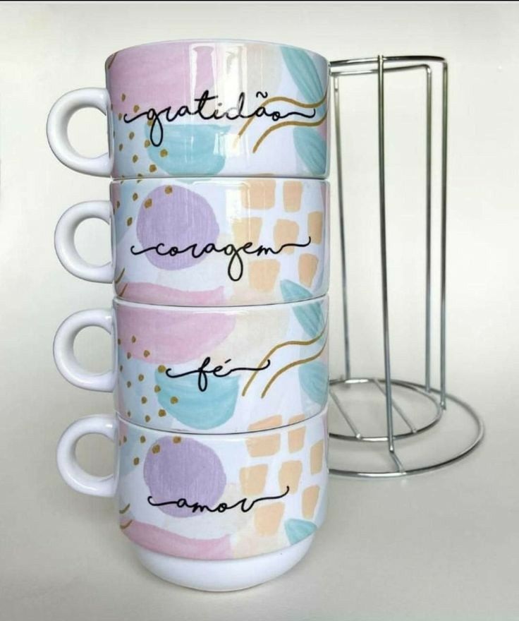 Juego de 4 Minimugs Apilados 1